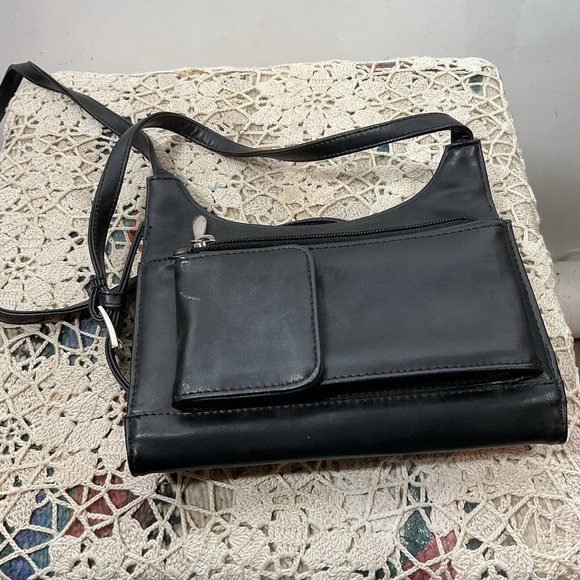 Vintage Betty Boop Black Purse Bag 90s Y2K Faux Leather And Collectable Tin - Picture 3 of 14